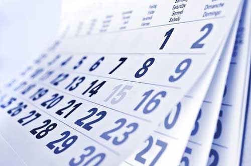 Calendrier des formations